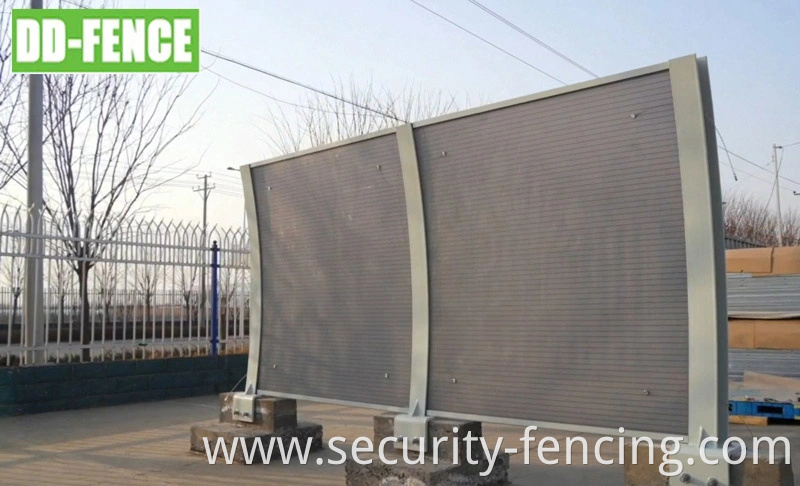 Sound Barrier Acrylic Sheet Panel Noise Barrier Soundproof Wall Fence Road Isolation Barrier for Highway Railway